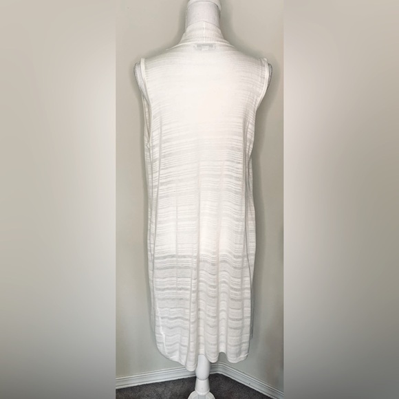 New York & Company Boho Waterfall Sweater Kimono Duster Women Medium - Picture 2 of 6